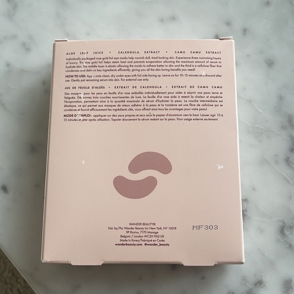 Wander Beauty Baggage Claim Rose Gold Eye Masks - Picture 7 of 7